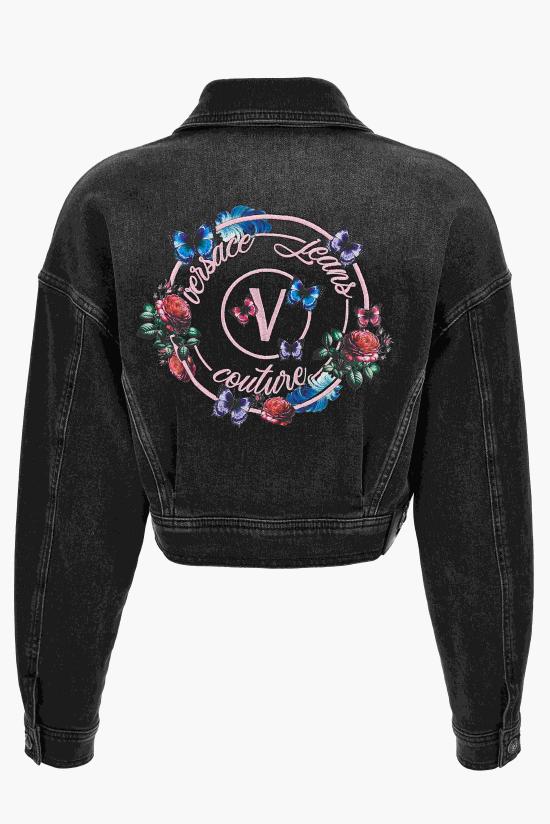 25FW 베르사체 데님 자켓 79HAS403 CDWRC909 Black - VERSACE