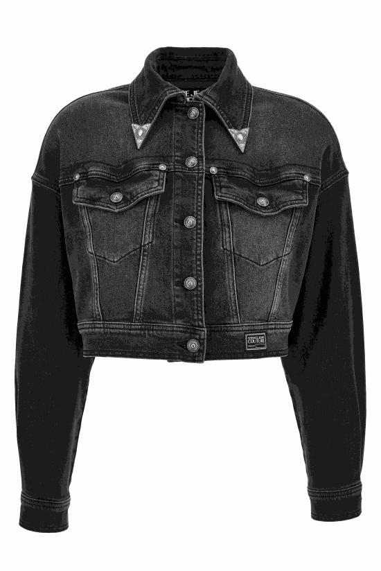 25FW 베르사체 데님 자켓 79HAS403 CDWRC909 Black