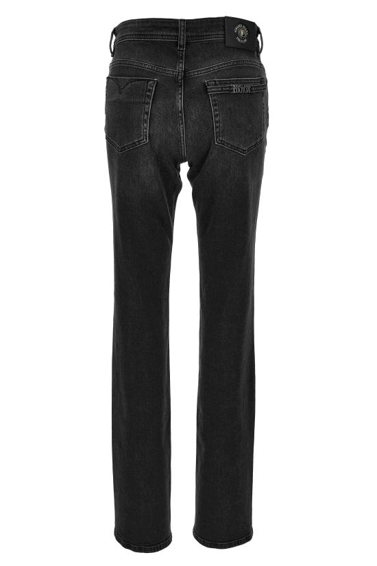 25FW 베르사체 스트레이트 팬츠 79HAB581 CDWRC909 Black - VERSACE