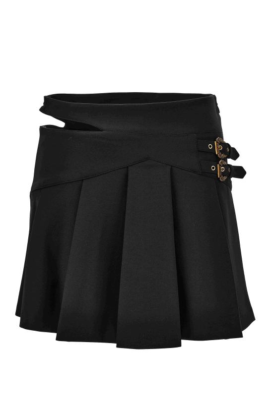 25FW 베르사체 숏 스커트 79HAE801 N0356899 Black