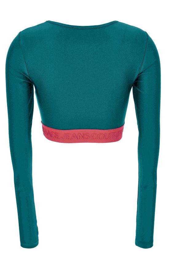 25FW 베르사체 반팔 티셔츠 79HAH218 N0008296 Blue - VERSACE