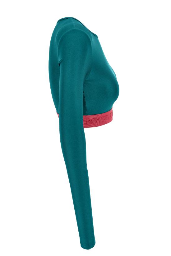 25FW 베르사체 반팔 티셔츠 79HAH218 N0008296 Blue - VERSACE