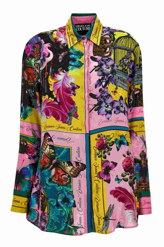 25FW 베르사체 셔츠 79HAL2P4 NS705459 Pink