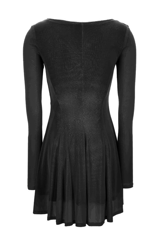 25FW 베르사체 미디 원피스 79HAO922 J0007899 Black - VERSACE