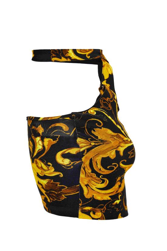 25FW 베르사체 민소매 티셔츠 79HAM614 JS518G89 Black - VERSACE