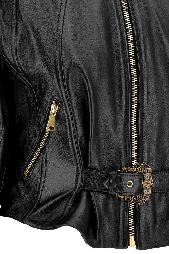 25FW 베르사체 가죽 자켓 79HAVP03 CP021899 Black - VERSACE