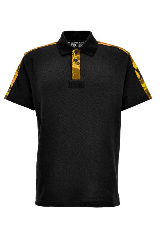 25FW 베르사체 폴로 티셔츠 79GAG625 JS514G89 Black