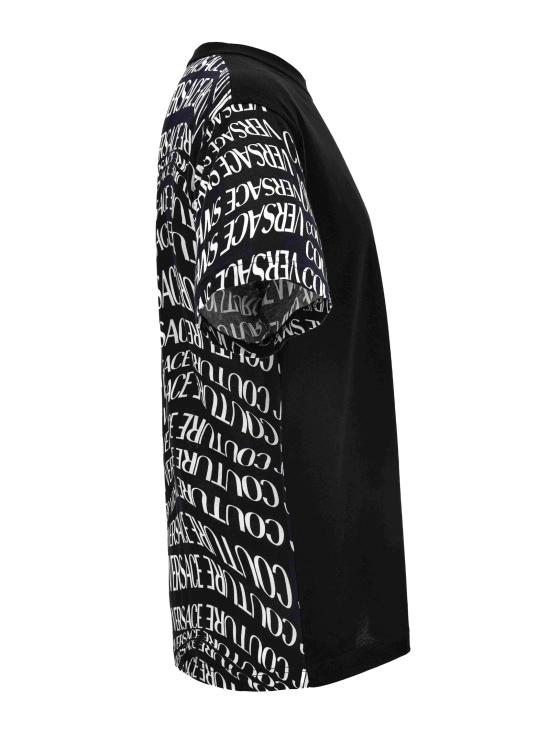 25FW 베르사체 반팔 티셔츠 79GAH6R1 JS513899 Black - VERSACE