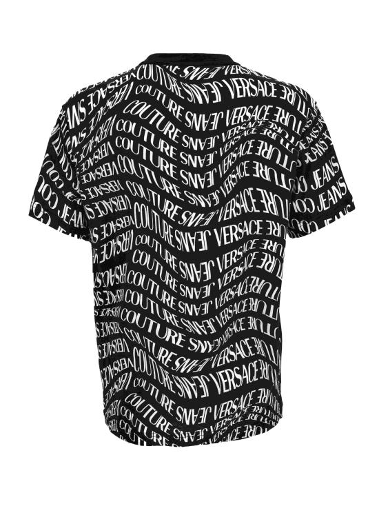 25FW 베르사체 반팔 티셔츠 79GAH6R1 JS513899 Black - VERSACE