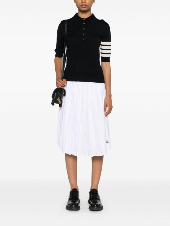 25FW 톰브라운 폴로 티셔츠 FKP053AY1014415 Blue - THOM BROWNE