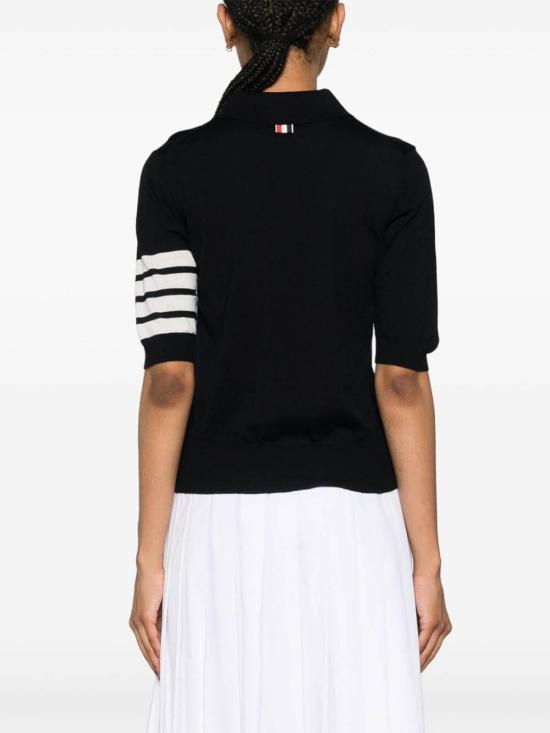 25FW 톰브라운 폴로 티셔츠 FKP053AY1014415 Blue - THOM BROWNE