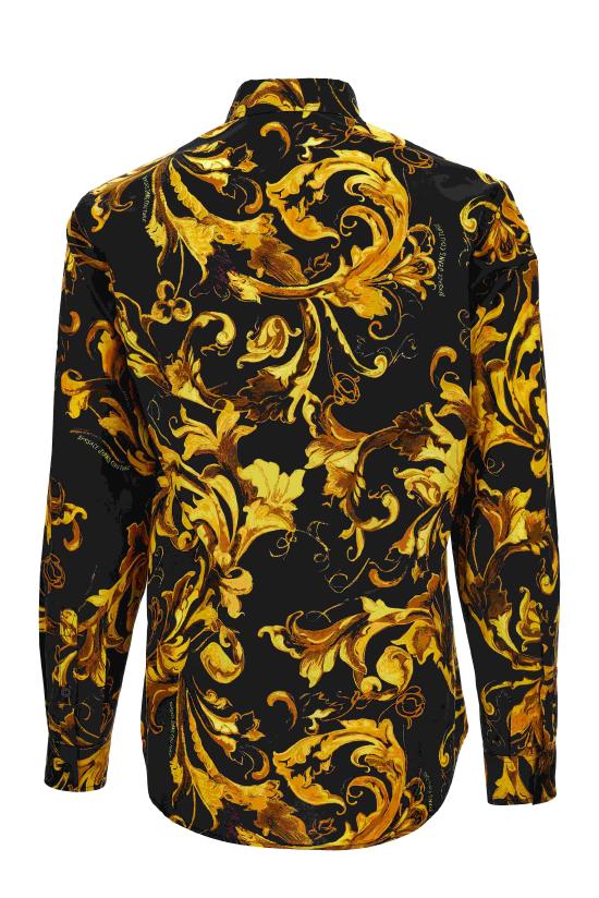 25FW 베르사체 셔츠 79GAL2S0 NS698G89 Black - VERSACE