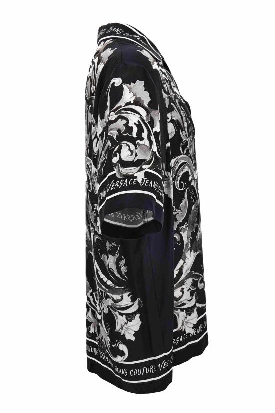 25FW 베르사체 반팔 셔츠 79GAL2BB NS718899 Black - VERSACE