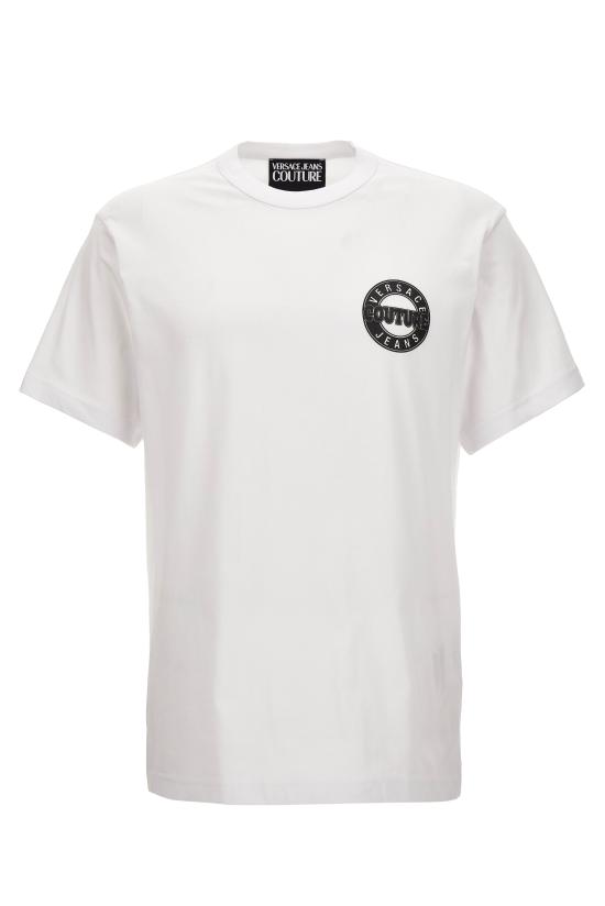 25FW 베르사체 반팔 티셔츠 79GAHT06 CJ00T003 White