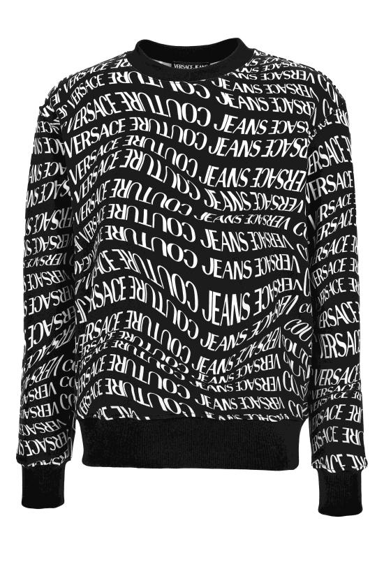 25FW 베르사체 긴팔 티셔츠 79GAI3R0 FS200899 Black