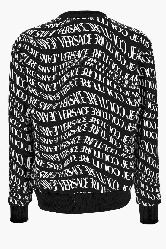 25FW 베르사체 긴팔 티셔츠 79GAI3R0 FS200899 Black - VERSACE