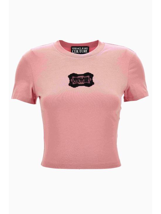 25FW 베르사체 반팔 티셔츠 79HAHC01 CJ02C459 Pink