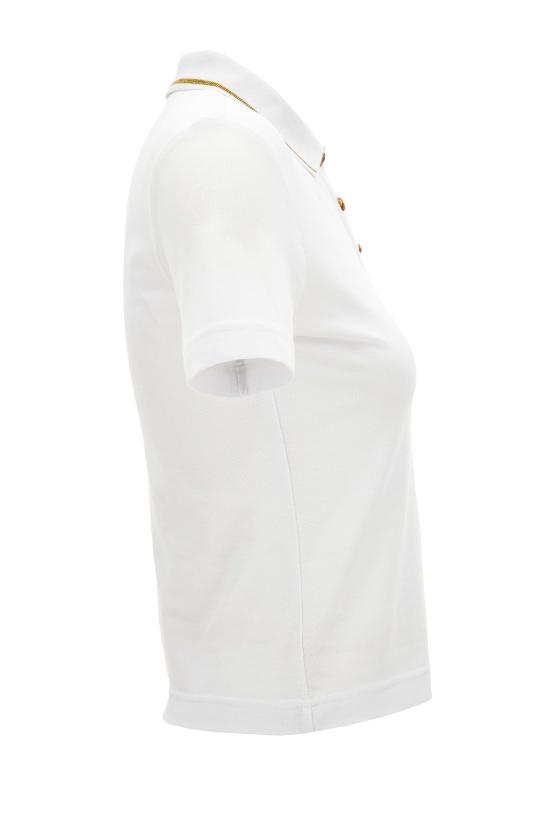 25FW 베르사체 폴로 티셔츠 79HAGT00 CJ01TG03 White - VERSACE