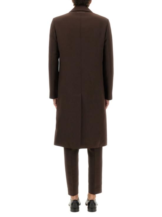 25FW MM6 메종마르지엘라 코트 SH2AA0013 M35612142 Brown - MM6 MAISON MARGIELA