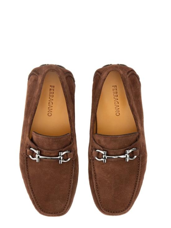  살바토레 페라가모 로퍼 768074 020350061 Brown - SALVATORE FERRAGAMO