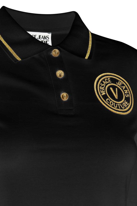 25FW 베르사체 폴로 티셔츠 79HAGT00 CJ01TG89 Black - VERSACE