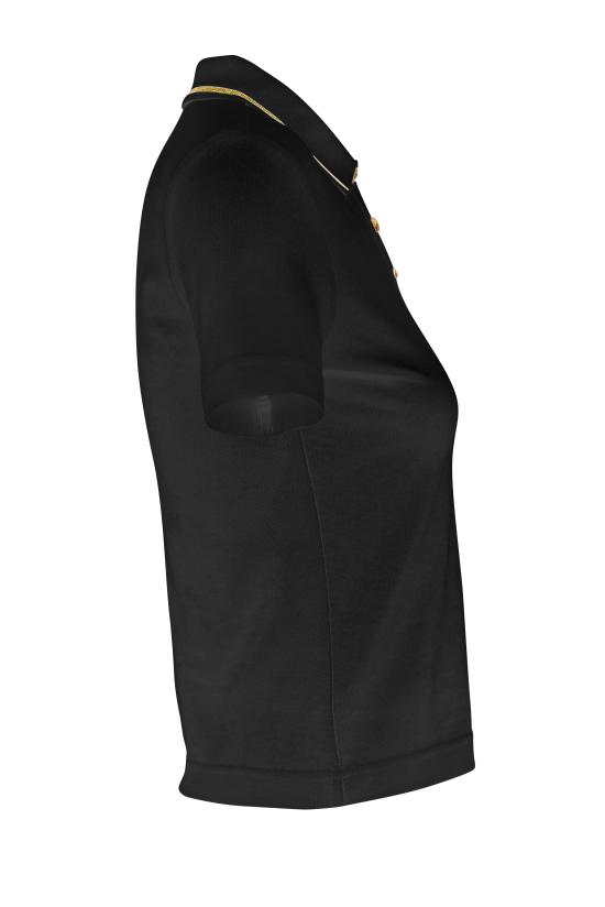 25FW 베르사체 폴로 티셔츠 79HAGT00 CJ01TG89 Black - VERSACE