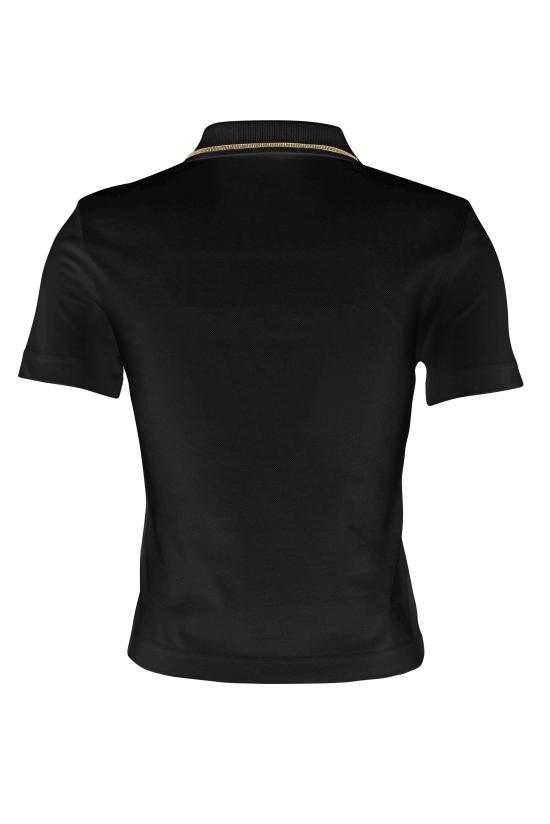 25FW 베르사체 폴로 티셔츠 79HAGT00 CJ01TG89 Black - VERSACE