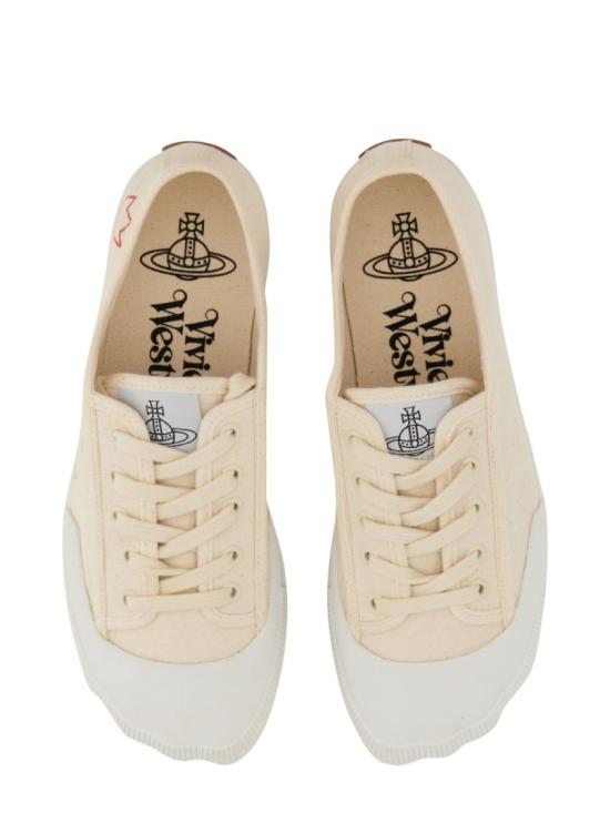  비비안웨스트우드 애니멀 짐 로우탑 스니커즈 75020057M W0005B401 Yellow - VIVIENNE WESTWOOD