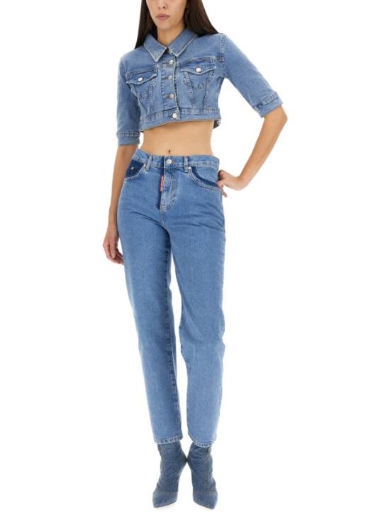  모스키노 데님 팬츠 03308236 1294 Blue - MOSCHINO