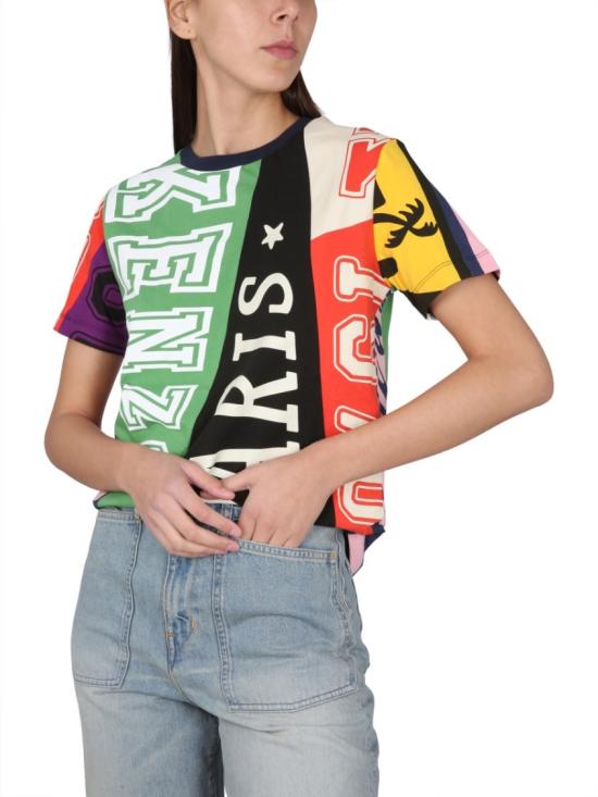  겐조 반팔 티셔츠 FD52TS049 4SOMU Multicolor - KENZO