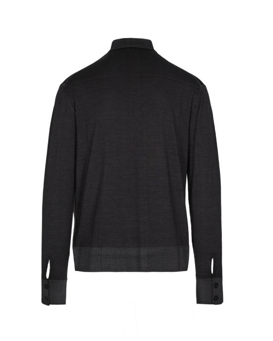 25FW 파올로페코라 집업 니트 5306822 Black - PAOLO PECORA