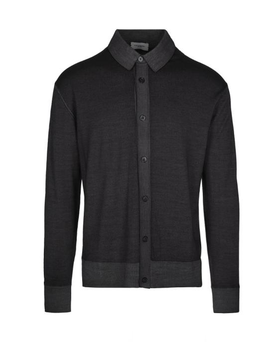 25FW 파올로페코라 집업 니트 5306822 Black