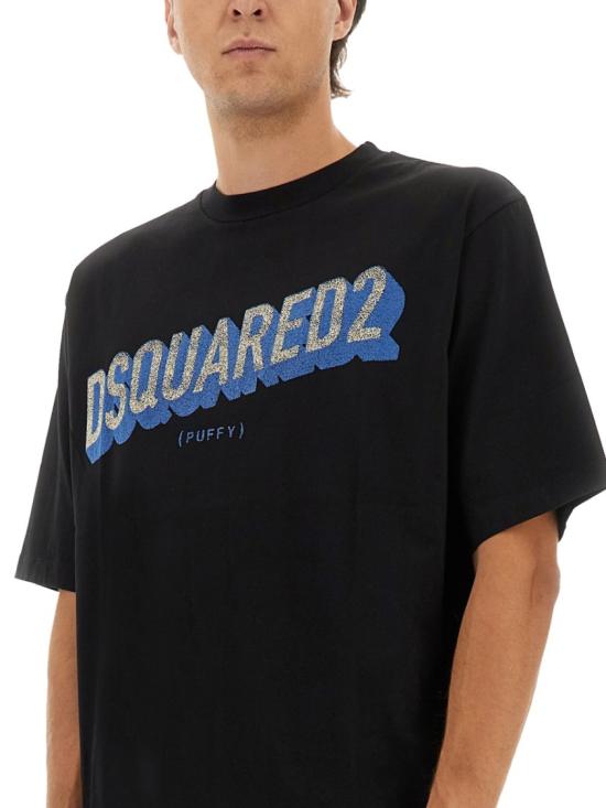 25FW 디스퀘어드2 반팔 티셔츠 S74GD1445 D20020900 Black - DSQUARED2