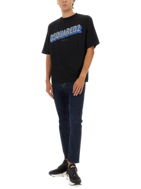 25FW 디스퀘어드2 반팔 티셔츠 S74GD1445 D20020900 Black - DSQUARED2