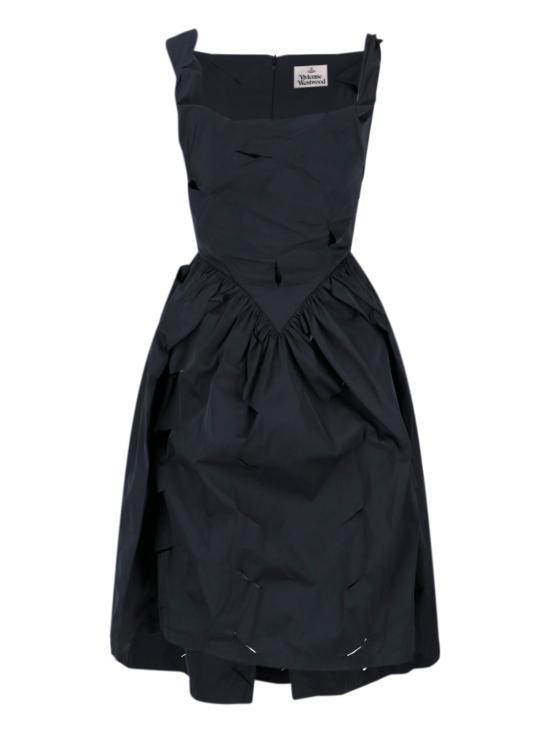 25FW 비비안웨스트우드 미디 원피스 1101032Z W018O N401 Black