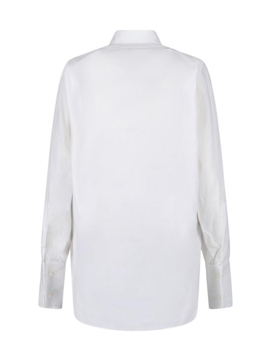25FW 마르지엘라 커브 헴 셔츠 S29DT0006 M35308 100 White - MAISON MARGIELA