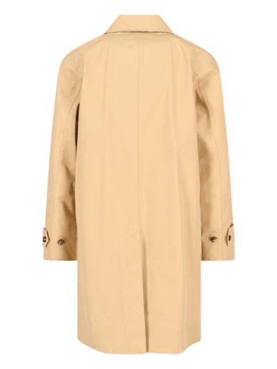 25FW 버버리 미드렝스 본디드 개버딘 카 코트  8110195 B8626 Beige - BURBERRY