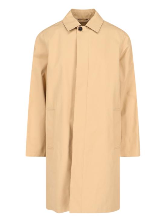 25FW 버버리 미드렝스 본디드 개버딘 카 코트  8110195 B8626 Beige