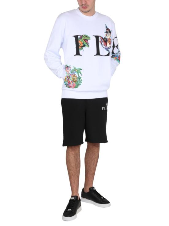  필립 플레인 긴팔 티셔츠 SACCMJO0989 PJO002N01 White - PHILIPP PLEIN