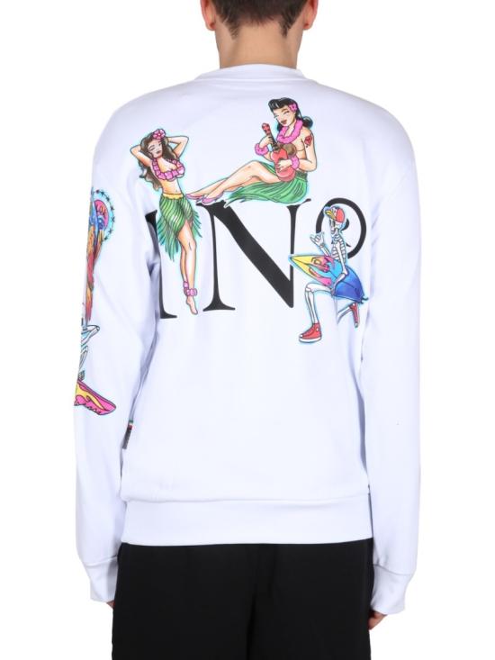  필립 플레인 긴팔 티셔츠 SACCMJO0989 PJO002N01 White - PHILIPP PLEIN
