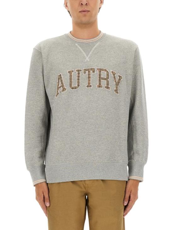 25FW 오트리 긴팔 티셔츠 SWPM U4HX Grey
