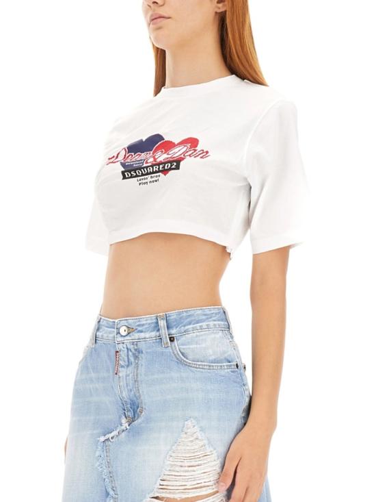  디스퀘어드2 반팔 티셔츠 S75GD0345 S23009100 White - DSQUARED2