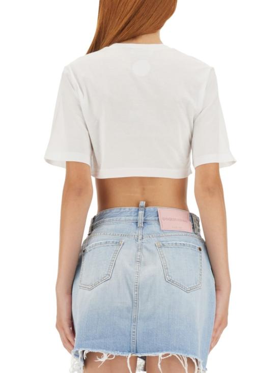  디스퀘어드2 반팔 티셔츠 S75GD0345 S23009100 White - DSQUARED2