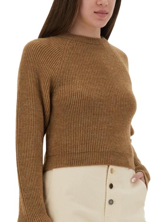 25FW 모스키노 스웨터 09335504 0096 Brown - MOSCHINO