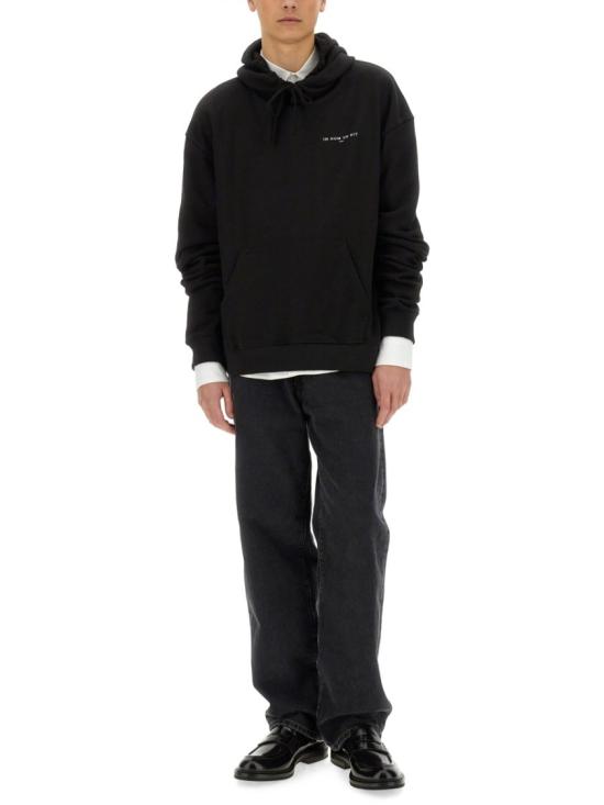  이놈어닛 후드 티셔츠 NUS25252 009 Black - IH NOM UH NIT