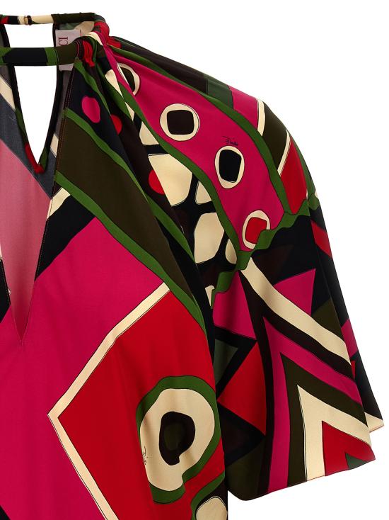  에밀리오푸치 반팔 티셔츠 4HRM254H727020 Multicolor - EMILIO PUCCI