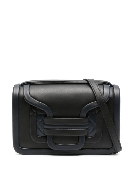 25FW 피에르하디 크로스백 QV08LAMBBLACKNAVY Blue