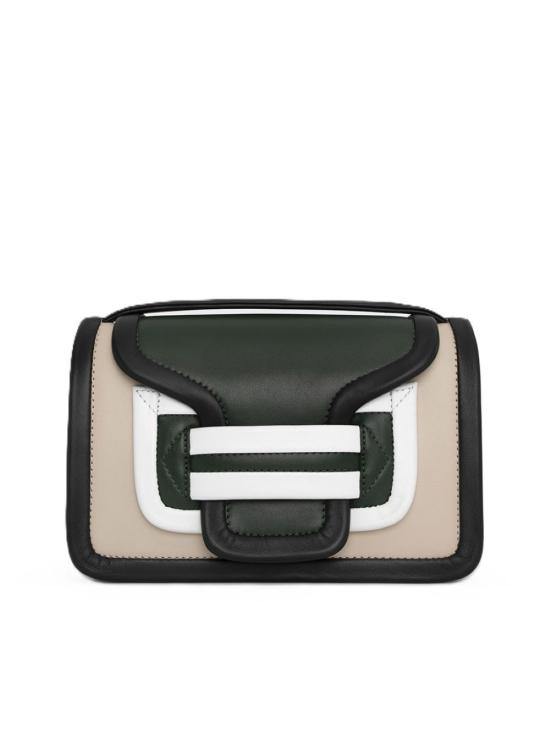 25FW 피에르하디 크로스백 QV08LAMBDAEKGREENOFFWHITE Green