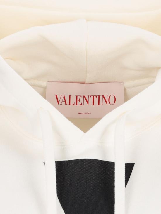 25SS 발렌티노 가라바니 후드 티셔츠 6B3MF24I960A03 White - VALENTINO GARAVANI