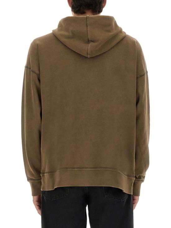 25FW 이자벨마랑 마일리 로고 후드 티셔츠 SW0027HA C3M06HDBEC Brown - ISABEL MARANT